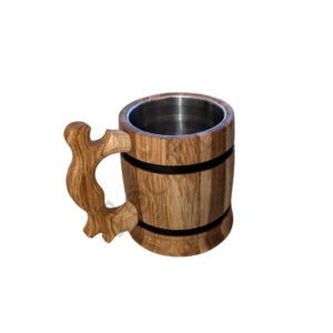 Kufel z płócienną opaską